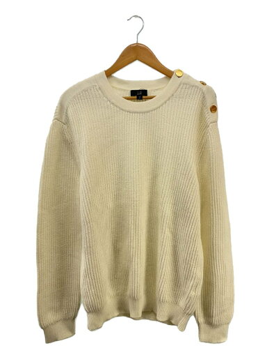 【中古】dunhill◆コットンニット/ローゲージ/ボタン付/M/WHT//【メンズウェア】 【中古】dunhill◆コットンニット/ローゲージ/ボタン付/M/WHT//【メンズウェア】