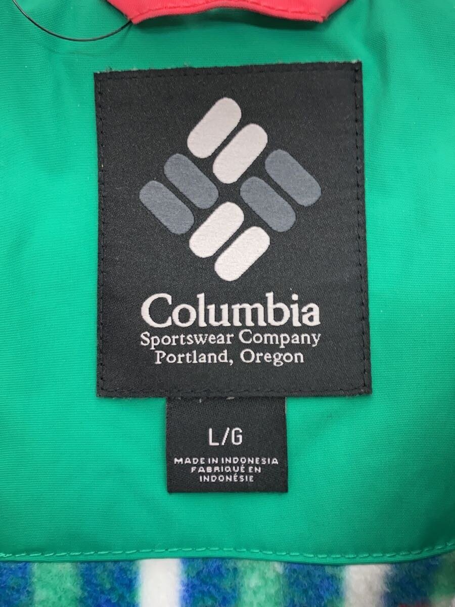 【中古】Columbia◆ジャケット/L/ナイロン/GRN/無地/220WM0959【メンズウェア】