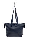 【中古】PRADA◆トートバッグ/レザー/BLK/全体的にスレあり【バッグ】