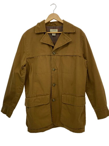 【中古】J.CREW◆00s/90s/ジャケット/S/コットン/BRW/無地【メンズウェア】 【中古】J.CREW◆00s/90s/ジャケット/S/コットン/BRW/無地【メンズウェア】