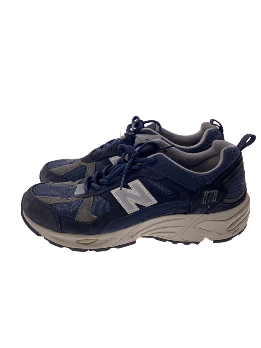 【中古】NEW BALANCE◆ローカットスニーカー/27cm/NVY/CM878KE1【シューズ】