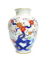 【中古】深川製磁◆壷・花瓶/WHT【インテリア小物・日用雑貨】