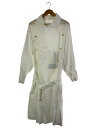 【中古】Maison Margiela◆21SS/OVERSIZED BELTED TRENCH COAT/コート/46/ナイロン/S50AH0095【メンズウェア】