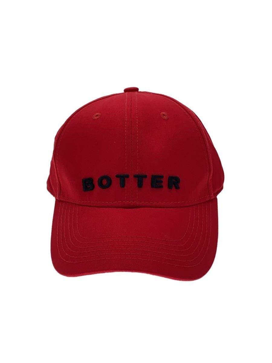 BOTTER◆BT BOTTER CLASSIC CAP/FREE/コットン/RED/メンズ/4S-9003A001//