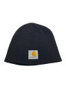 【中古】Carhartt◆ニットキャップ/--/BLK/メンズ【服飾雑貨他】