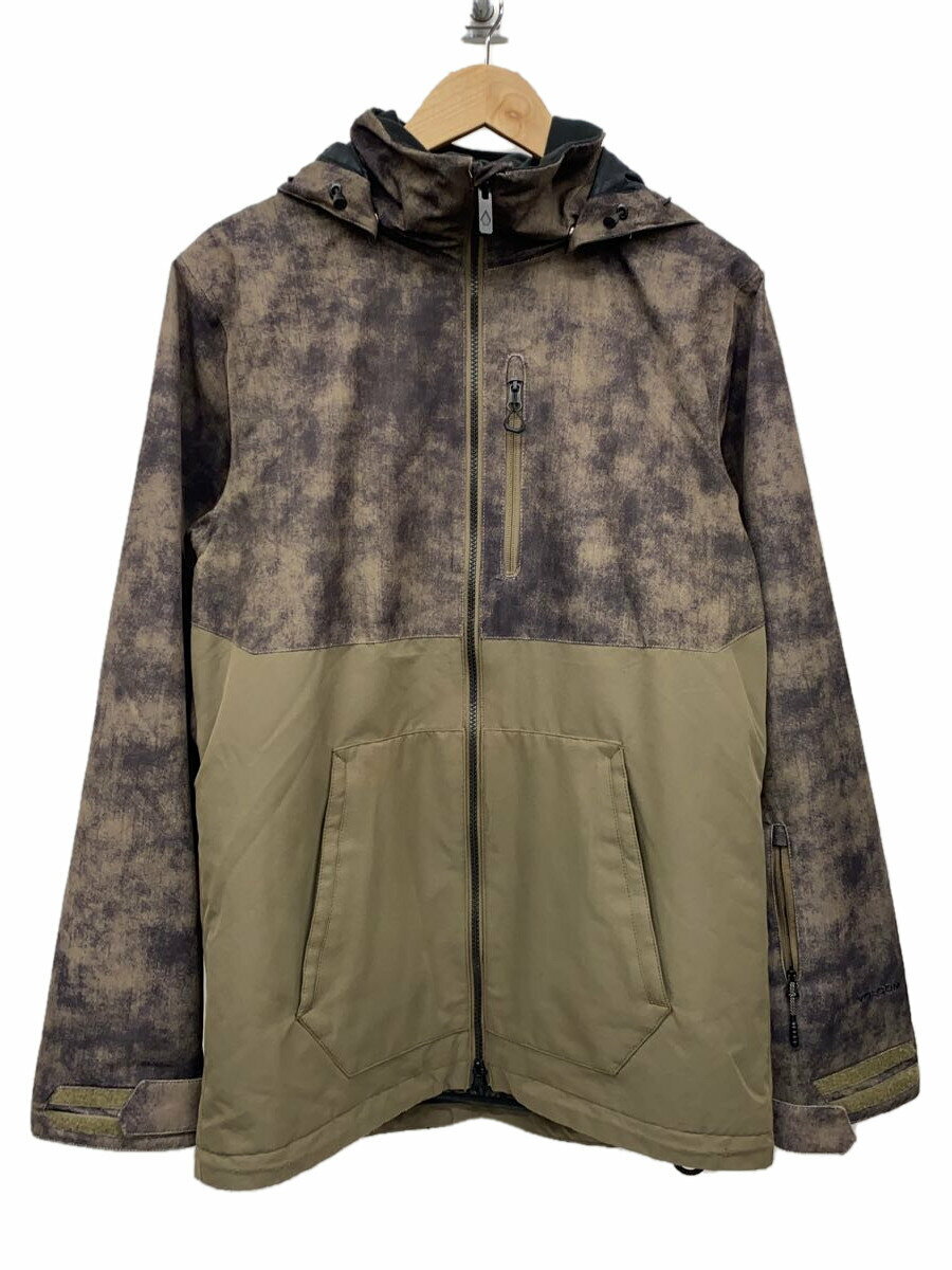 【中古】VOLCOM◆DEADLY STONES JACKET/スキーウェア/スノーボード/ジャケット/S/KHK//【スポーツ】