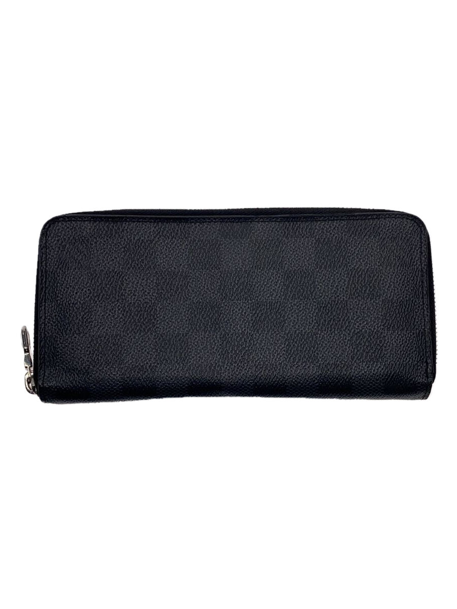 【中古】LOUIS VUITTON◆ジッピー・ウォレット・ヴェルティカル_ダミエ・コバルト_NVY/PVC/NVY/総柄/メンズ【服飾雑貨他】
