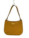 【中古】BURBERRY◆ハンドバッグ/レザー/GLD/無地/裏地ノバチェック【バッグ】