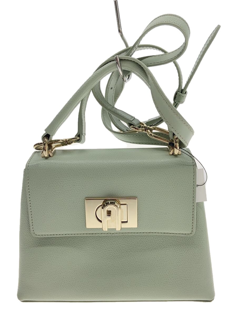 Furla - 【中古】FURLA◆1927 MINI TOP/ショルダーバッグ/レザー/BLU【バッグ】
