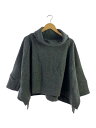 【中古】COGTHEBIGSMOKE◆SABELLA ROLL NECK TOP/ポンチョ/ウール/グレー/9101-160-922-1【レディースウェア】