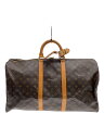 【中古】LOUIS VUITTON◆キーポル55_モノグラム・キャンバス_BRW/PVC/BRW/M41424【バッグ】