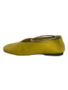 【中古】JIL SANDER◆フラットパンプス/37/YLW/レザー/アンクレット/擦れ・若干汚れ有【シューズ】
