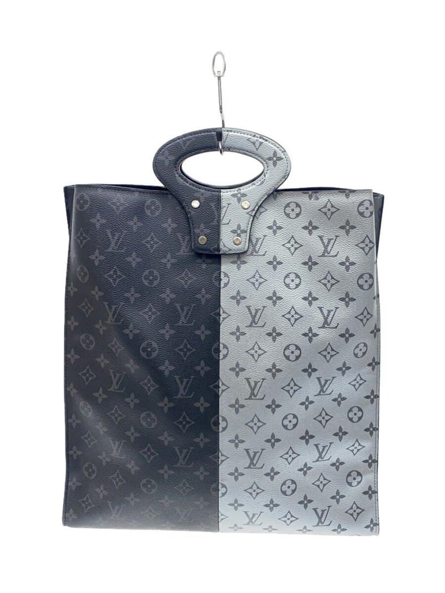 【中古】LOUIS VUITTON◆トート_モノグラム・エクリプス_BLK/PVC/BLK/総柄//【バッグ】(4.0)