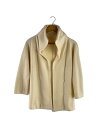【中古】YOHJIYAMAMOTO+NOIR◆ジャケット/3/ウール/CRM/無地/NT-T44-137【レディースウェア】