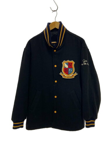 【中古】VAN◆スタジャン/M/ウール/BLK/無地/VB-00213【メンズウェア】 【中古】VAN◆スタジャン/M/ウール/BLK/無地/VB-00213【メンズウェア】