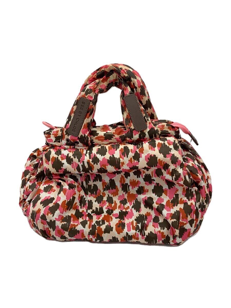 SEE BY CHLOE - 【中古】SEE BY CHLOE◆トートバッグ/--/PNK/総柄【バッグ】