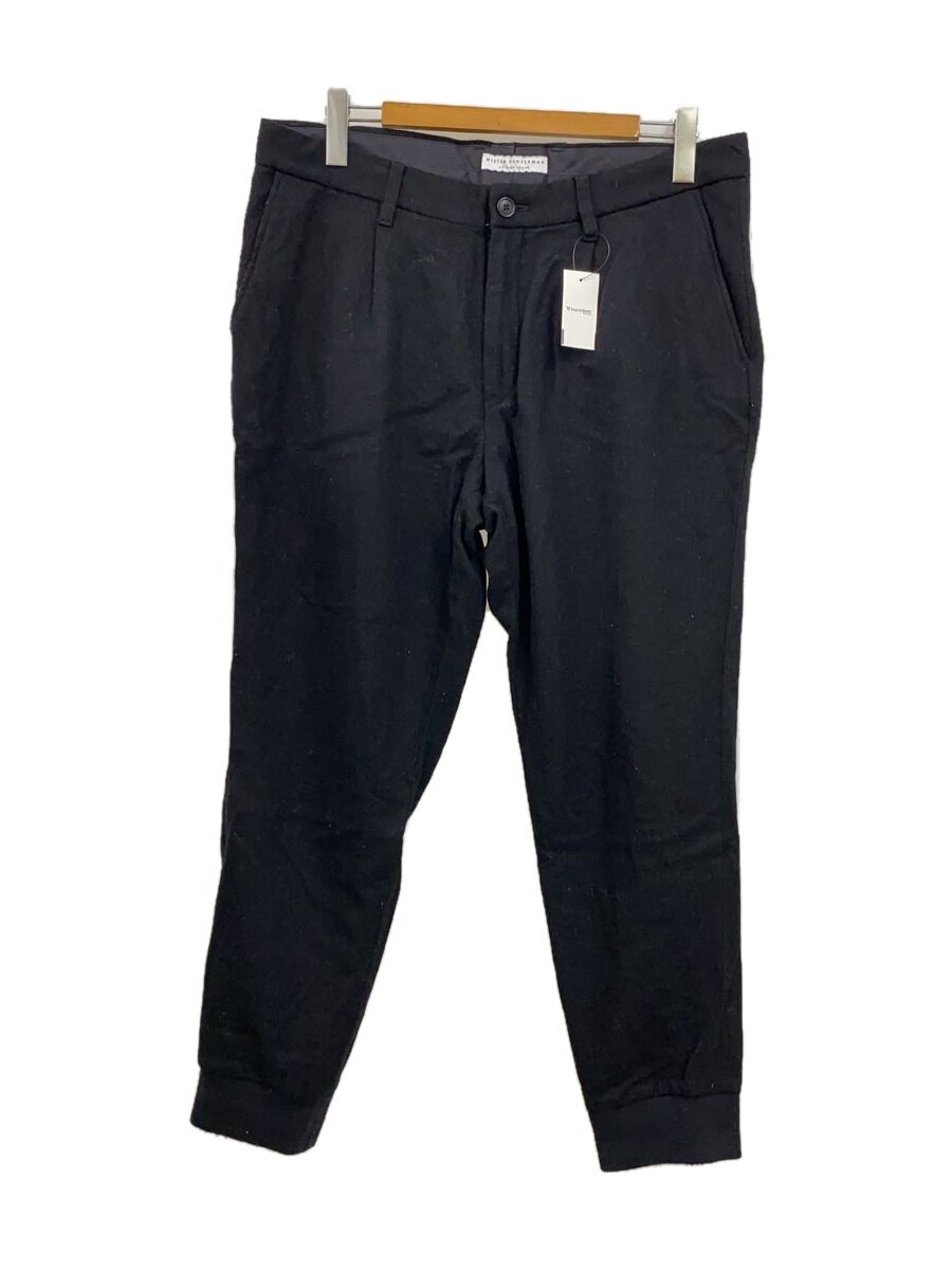 Rakuten - 【中古】Mr.GENTLEMAN◆スラックスパンツ/XL/ウール/ブラック/無地/MG15F-TR01【メンズウェア】