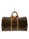 【中古】LOUIS VUITTON◆キーポル55_モノグラム・キャンバス_BRW/PVC/BRW//【バッグ】