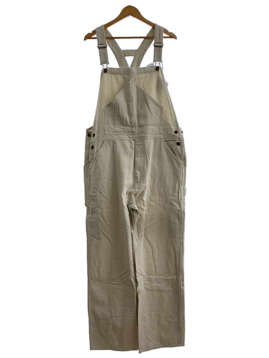 【中古】AT-DIRTY◆ATD EARLY ALLS/オーバーオール/L/コットン/CRM/タグ有【メンズウェア】