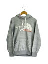 【中古】THE NORTH FACE◆FRONT HALF DOME HOODIE_フロントハーフドームフーディ/M/コットン/GRY【メンズウェア】