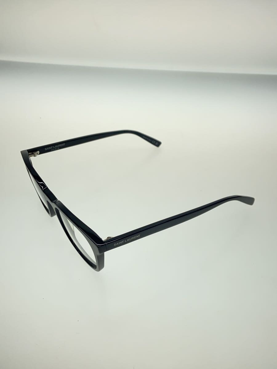 【中古】SAINT LAURENT◆メガネ/ウェリントン/ブラック/CLR/メンズ/SL459 001【服飾雑貨他】