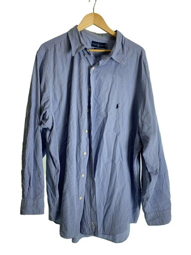 【中古】RALPH LAUREN◆90s/ギンガムチェック/BIGSIZE/classic fit/好配色/長袖シャツ/コットン/チェック【メンズウェア】 【中古】RALPH LAUREN◆90s/ギンガムチェック/BIGSIZE/classic fit/好配色/長袖シャツ/コットン/チェック【メンズウェア】