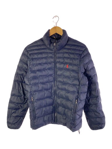 【中古】POLO RALPH LAUREN◆ダウンジャケット/S/ナイロン/NVY【メンズウェア】 【中古】POLO RALPH LAUREN◆ダウンジャケット/S/ナイロン/NVY【メンズウェア】