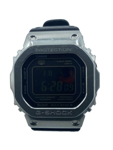 【中古】CASIO◆ソーラー腕時計・G-SHOCK/デジタル/SLV/BLK【服飾雑貨他】 【中古】CASIO◆ソーラー腕時計・G-SHOCK/デジタル/SLV/BLK【服飾雑貨他】
