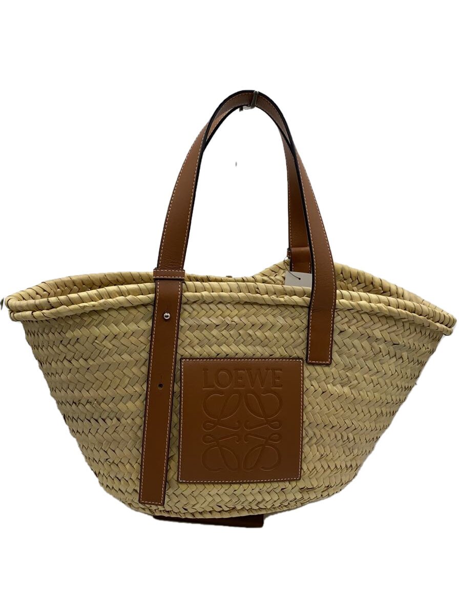 LOEWE - 【中古】LOEWE◆トートバッグ/リネン/BEG/無地【バッグ】