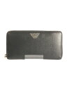 【中古】EMPORIO ARMANI◆長財布/--/BLK/無地/メンズ【服飾雑貨他】(4)