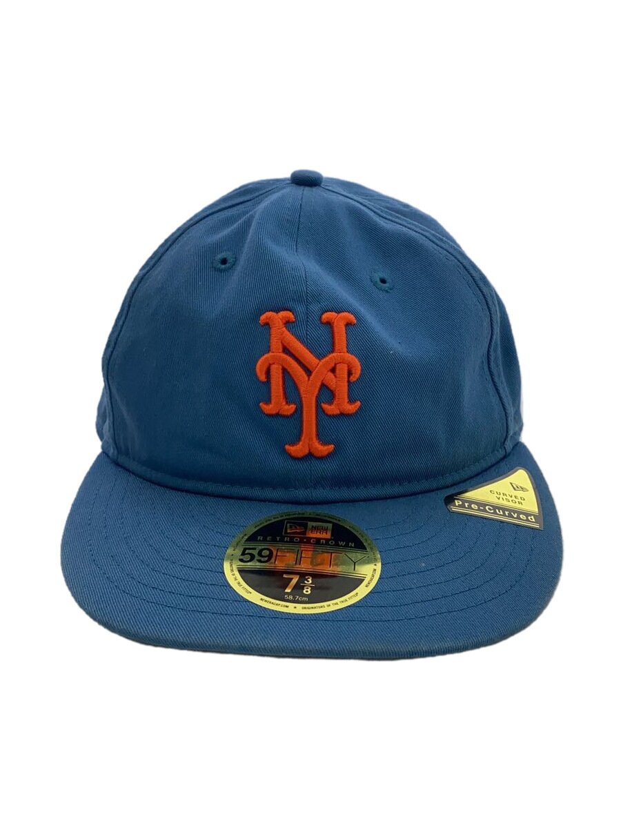 【中古】NEW ERA◆キャップ/7 3/8/ブルー/メンズ//【服飾雑貨他】