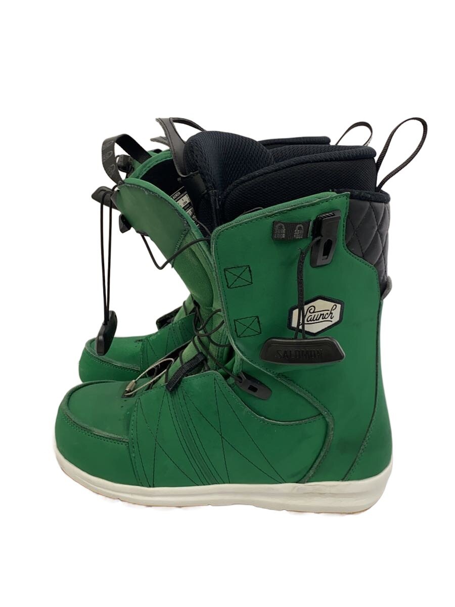 【中古】salomon◆LAUNCH/スノーボードブーツ/27cm/GRN/YYS 643001【スポーツ】