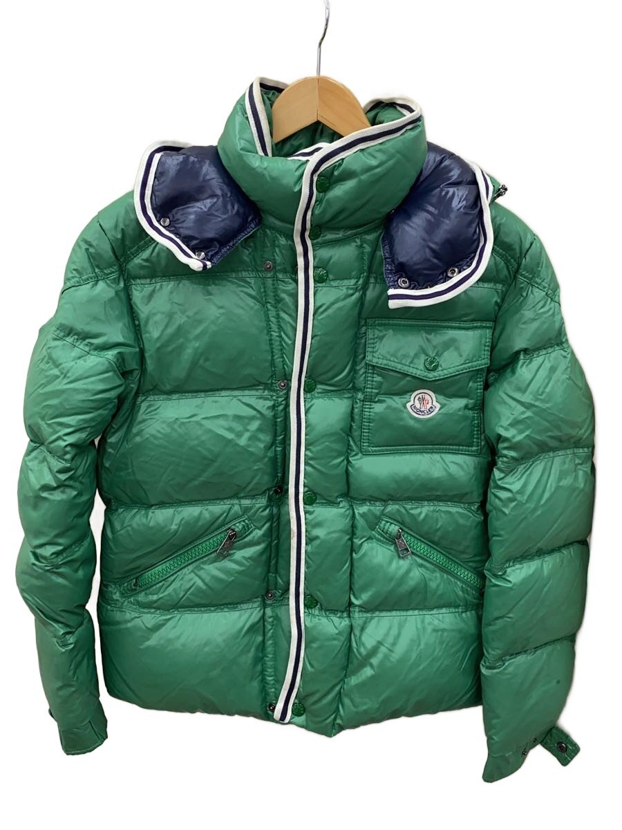 【中古】MONCLER◆ブランソン/ダウンジャケット/2/ナイロン/GRN/920-091-4135 ...