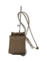 【中古】Building Block◆ショルダーバッグ/レザー/BRW/Scrunch Pouch【バッグ】