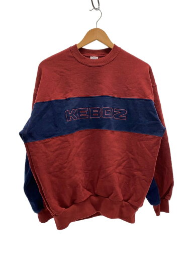 【中古】Keboz◆スウェット/S/コットン/BRD【メンズウェア】 【中古】Keboz◆スウェット/S/コットン/BRD【メンズウェア】
