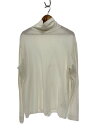【中古】alvana◆長袖Tシャツ/4/タートルネック/カシミヤ混/コットン/WHT【メンズウェア】