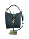 【中古】FURLA◆トートバッグ/レザー/BLK【バッグ】