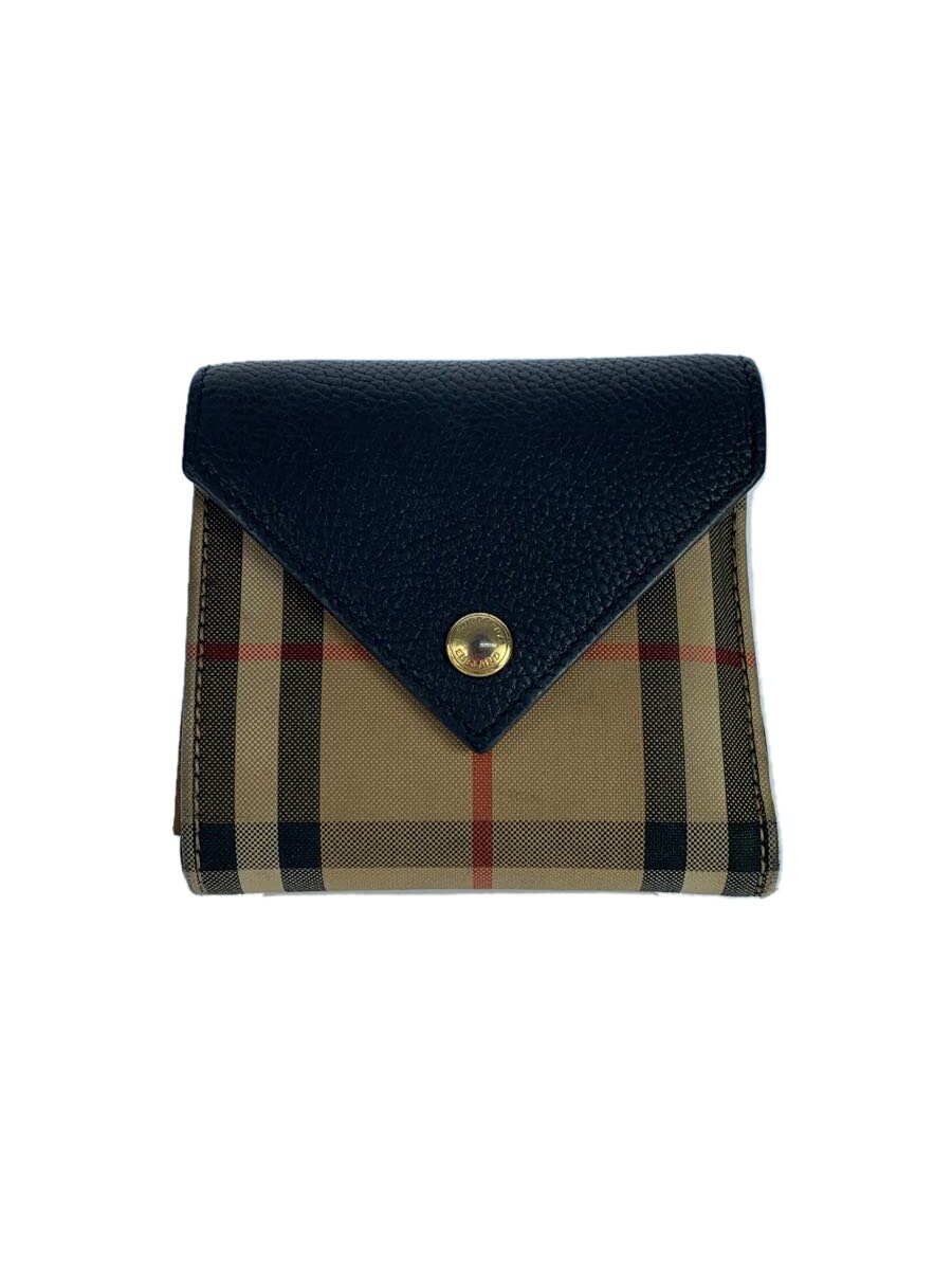 【中古】BURBERRY◆3つ折り財布/ミニ財布/ノバチェック/リラヴィンテージチェック/CML/レディース//【服飾雑貨他】