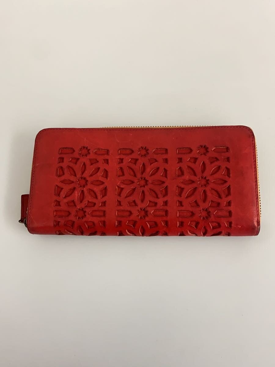 楽天市場】genten カットワーク 長財布（カラーレッド）（バッグ・小物