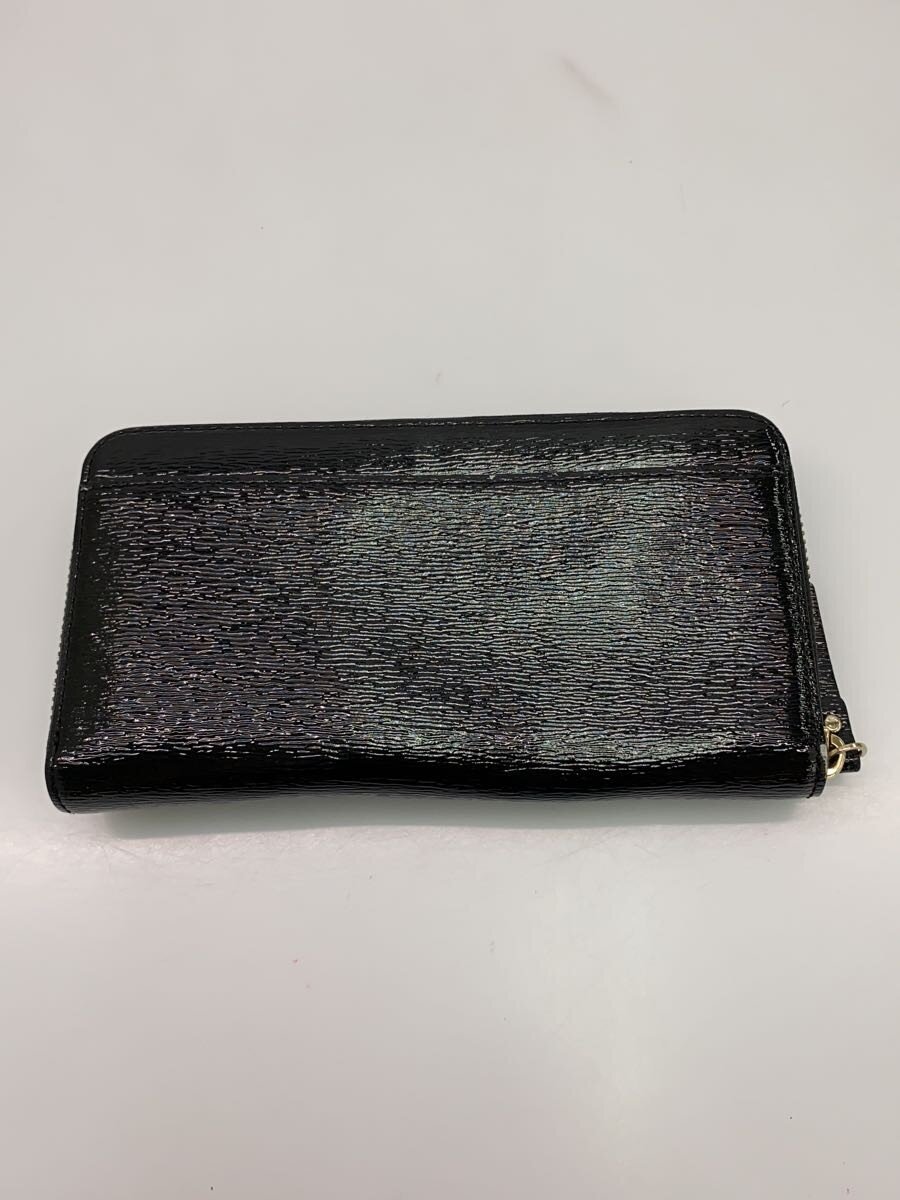 【中古】kate spade new york◆長財布/PVC/BLK/レディース/PWRU3926【服飾雑貨他】