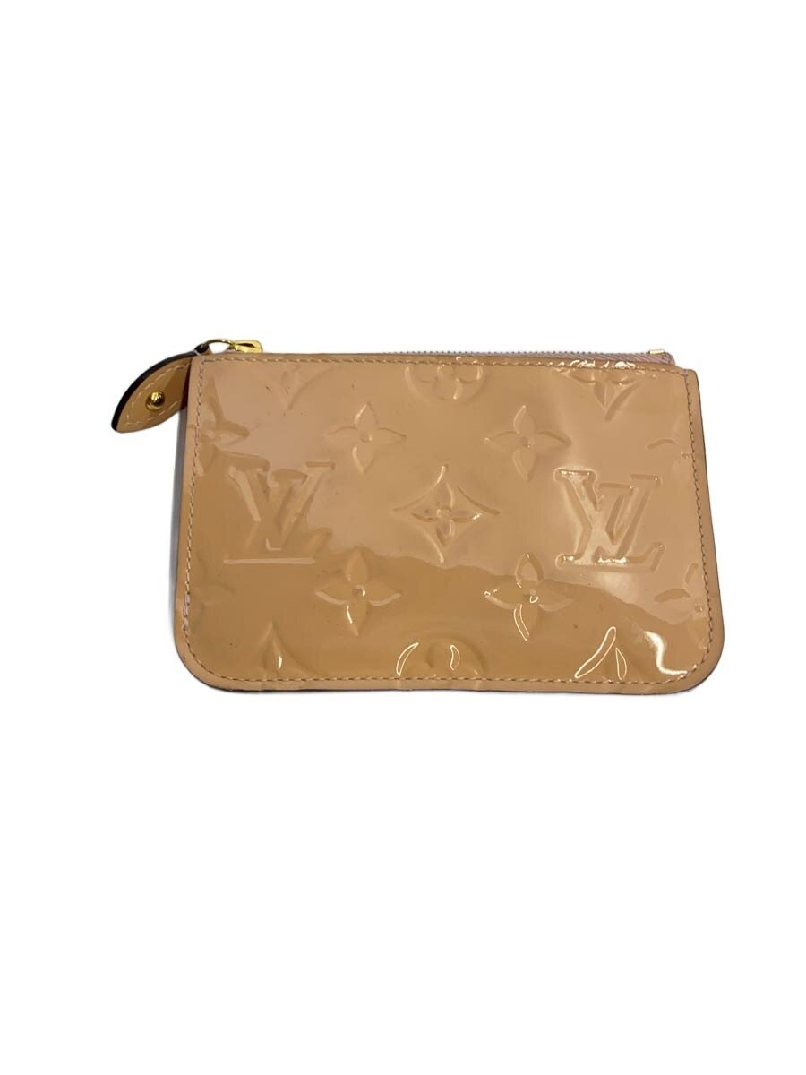 【中古】LOUIS VUITTON◆ポシェット・クレNM_モノグラム・ヴェルニ/--/BEG/レディース【服飾雑貨他】