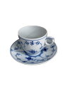 【中古】ROYAL COPENHAGEN◆カップ&ソーサー/2点セット/WHT【キッチン用品】