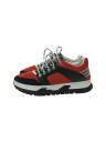 【中古】BURBERRY◆ローカットスニーカー/35/RED【シューズ】