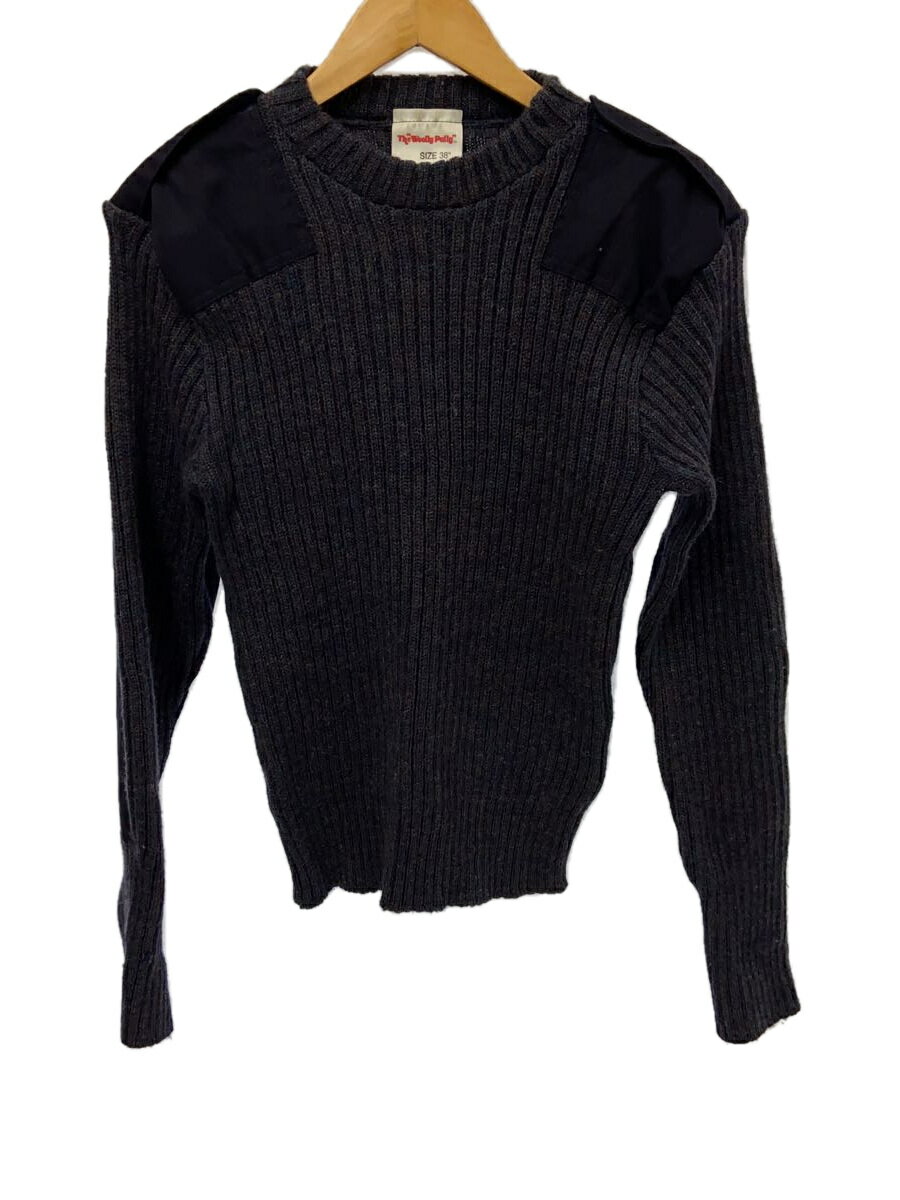 【中古】WOOLLY PULLY/CREW NECK COMMAND SWEATER/コマンドーセーター/38/ウール/NVY【メンズウェア】