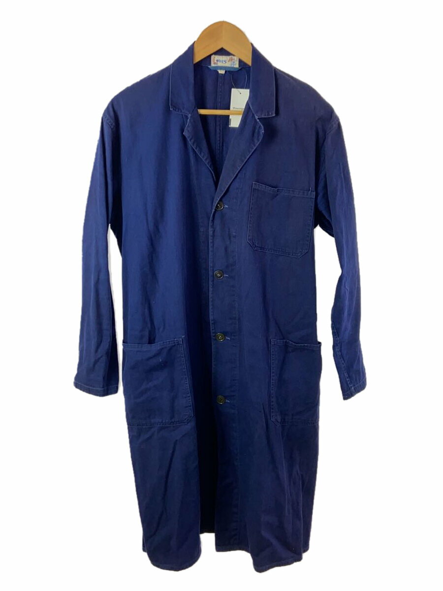 【中古】LOTUS/ショップコート/48/--/BLU【メンズウェア】