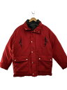 【中古】TOMMY HILFIGER◆ダウンジャケット/M/ナイロン/RED【メンズウェア】