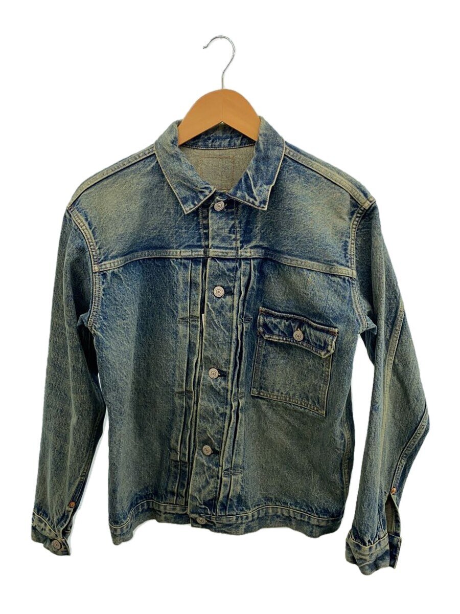 INTERIM◆Gジャン/4/コットン/IDG/1st KIBATA SHUTTLE DENIM JACKET//