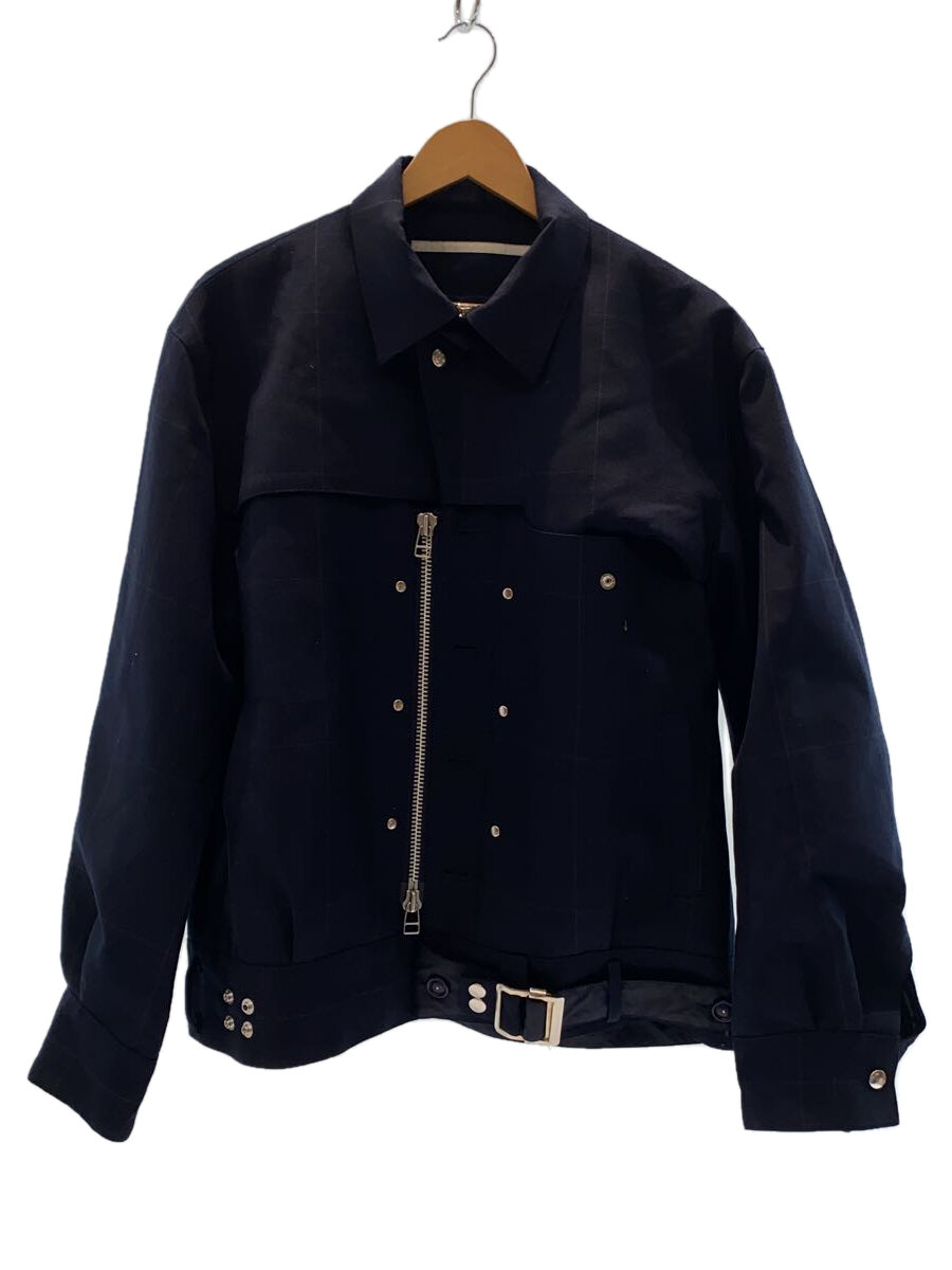 【中古】Tamme◆ブルゾン/2/ウール/NVY【メンズウェア】