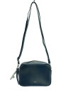 【中古】VASIC◆ショルダーバッグ/--/BLK/無地【バッグ】