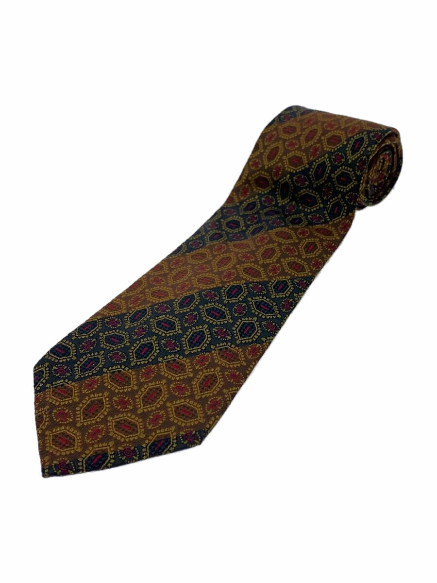 【中古】Christian Dior◆ネクタイ/シルク/マルチカラー/総柄/メンズ【服飾雑貨他】
